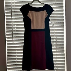 Dress Barn Color Block Dress NWT Size 4